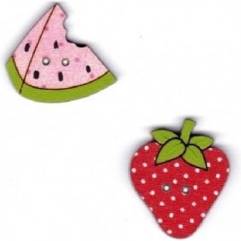 Декоративные пуговицы Фрукты AURORA AU-B4690