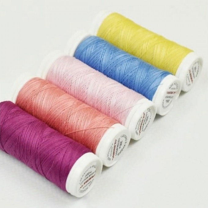 Нитки швейные вощеные AURORA Cotton № 50/3, 180 м Aurora-Cotton Нитки швейные вощеные AURORA Cotton № 50/3, 180 м Aurora-Cotton